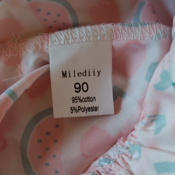 2 pice watermelon baby outfit with belt - Picture 6 of 6